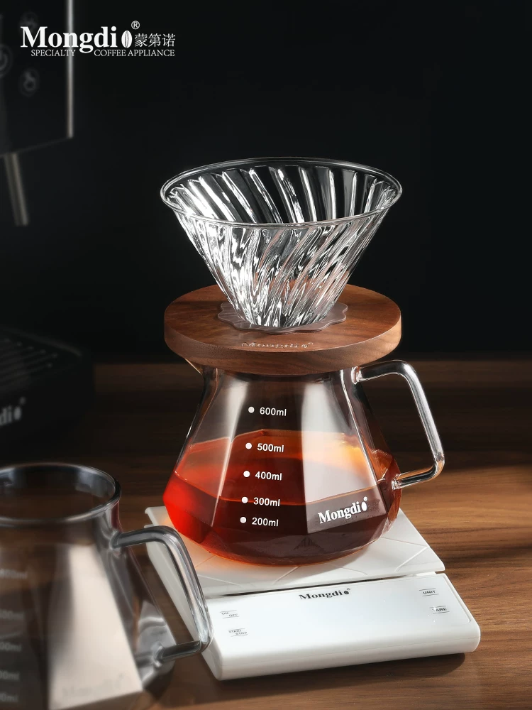 Bình pha cà phê Mongdio, ly chia sẻ cà phê, bình mây, thiết bị pha cà phê chuyên nghiệp, pha cà phê thủ công