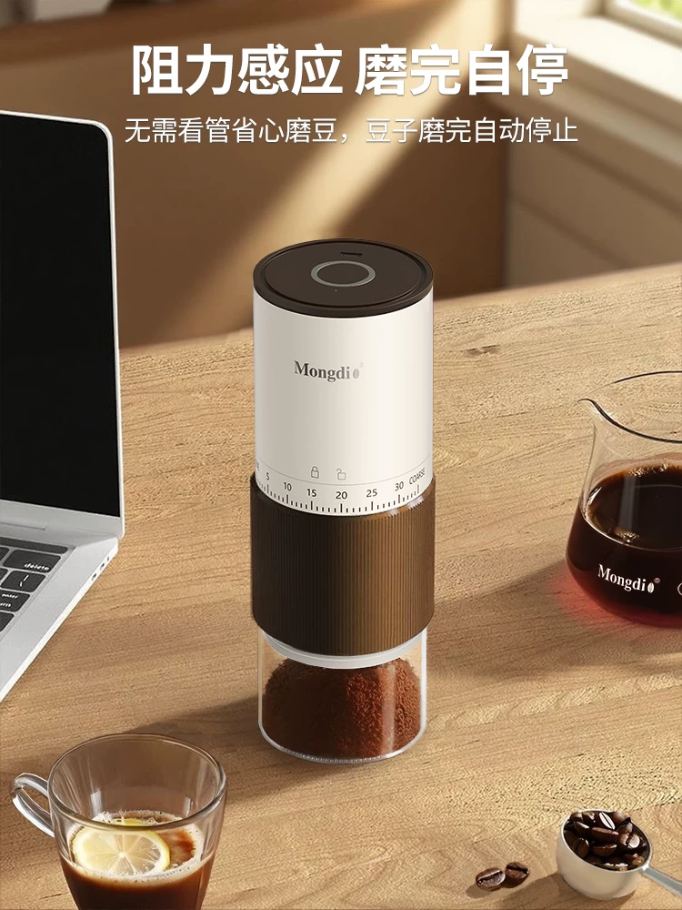 Máy xay cà phê điện Mongdio máy xay cà phê cầm tay máy xay cà phê quay tay