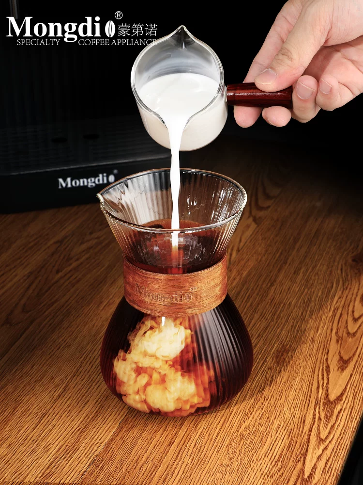 Bình chia sẻ cà phê Mongdio, cốc cà phê nhỏ giọt, bình chia sẻ pha cà phê bằng tay, bình cà phê, phễu thủy tinh, cốc nếm thử