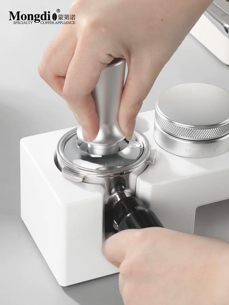 Máy ép cà phê Mongdio lực ép không đổi búa ép 58mm ba lớp phân phối dụng cụ máy pha cà phê phụ kiện trọn bộ