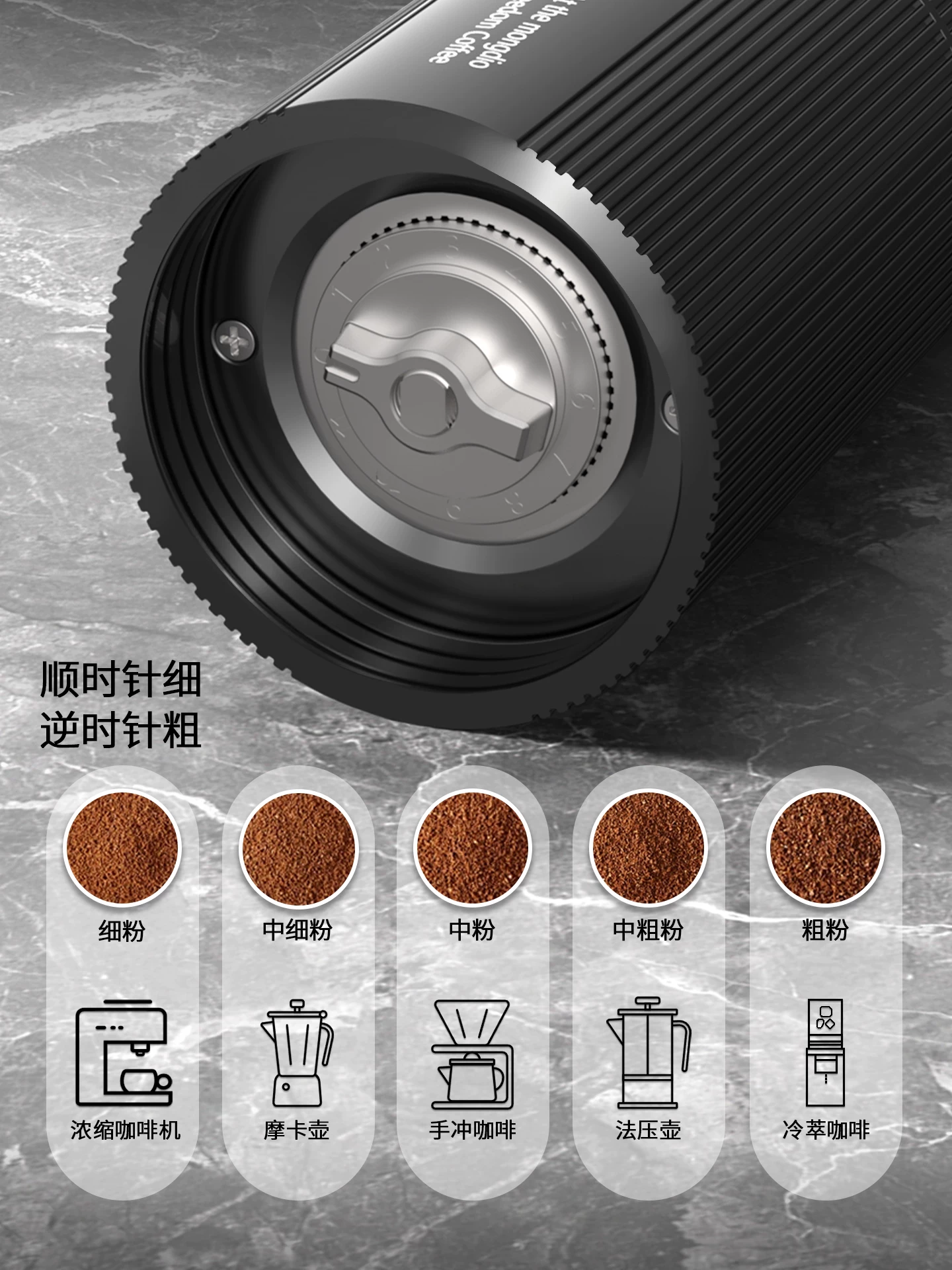 Máy xay cà phê Mongdio máy xay cà phê điện cầm tay máy xay cà phê CNC máy xay cà phê quay tay