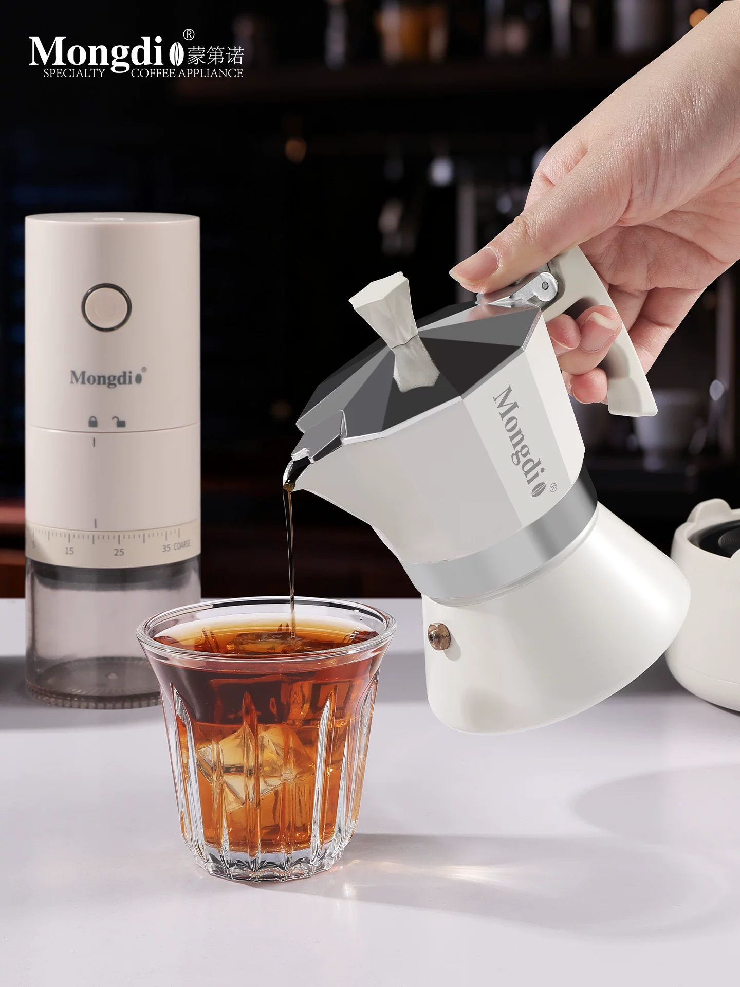 Máy pha cà phê Moka pot nhỏ gọn, máy pha cà phê espresso gia đình, bộ dụng cụ pha cà phê