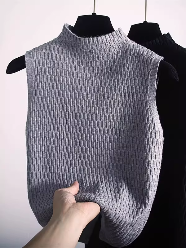 Giảm giá: Quần áo nữ ngoại thương Nanyou, Áo len dệt kim cổ lọ nửa cổ không nhãn mác, Áo khoác ngoài và áo lót thời trang dáng ôm mùa xuân thu, hợp thời trang.