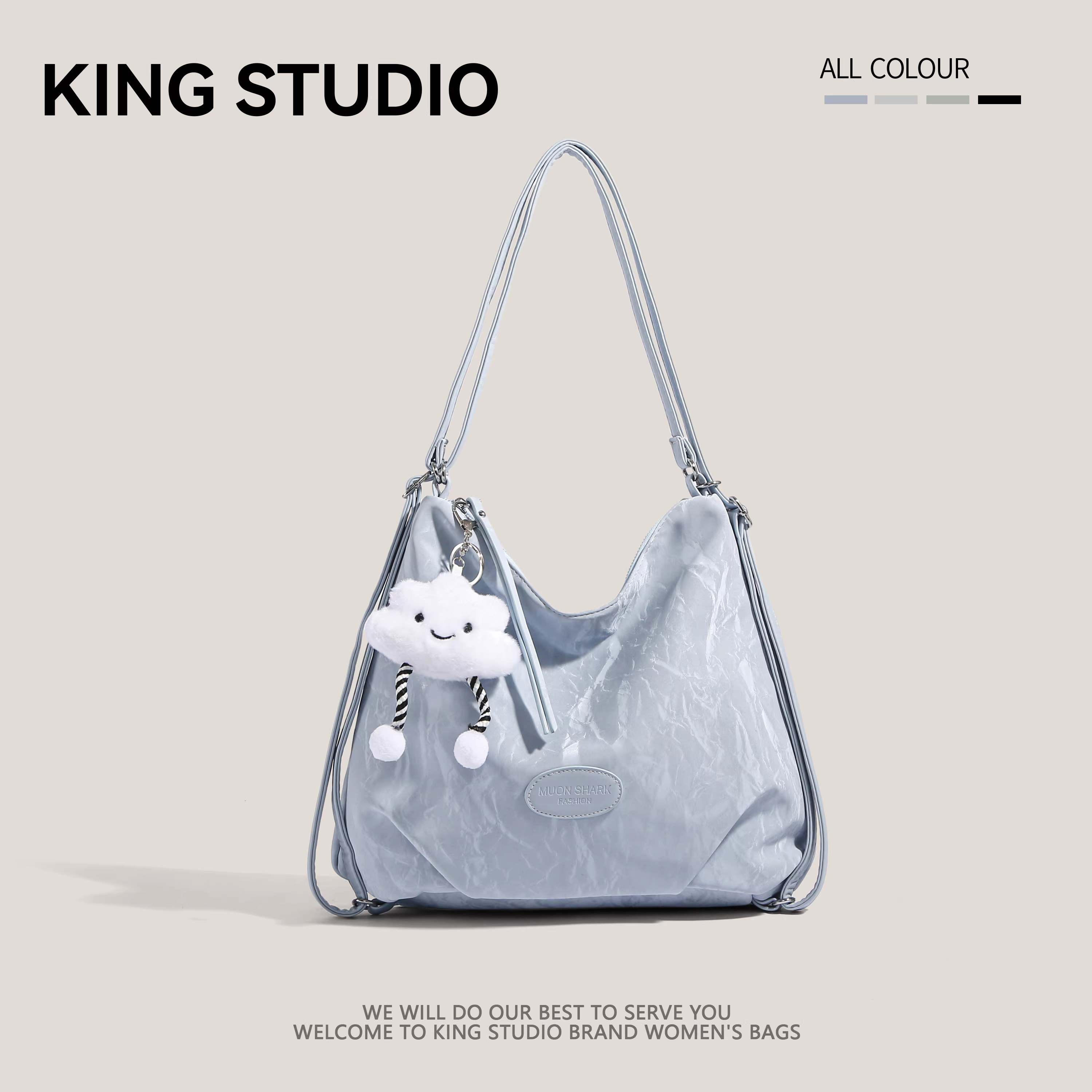 Ba lô Hàn Quốc thời trang nữ 2025, mẫu mới, đa năng, túi tote đi làm, balo học sinh, dung tích lớn