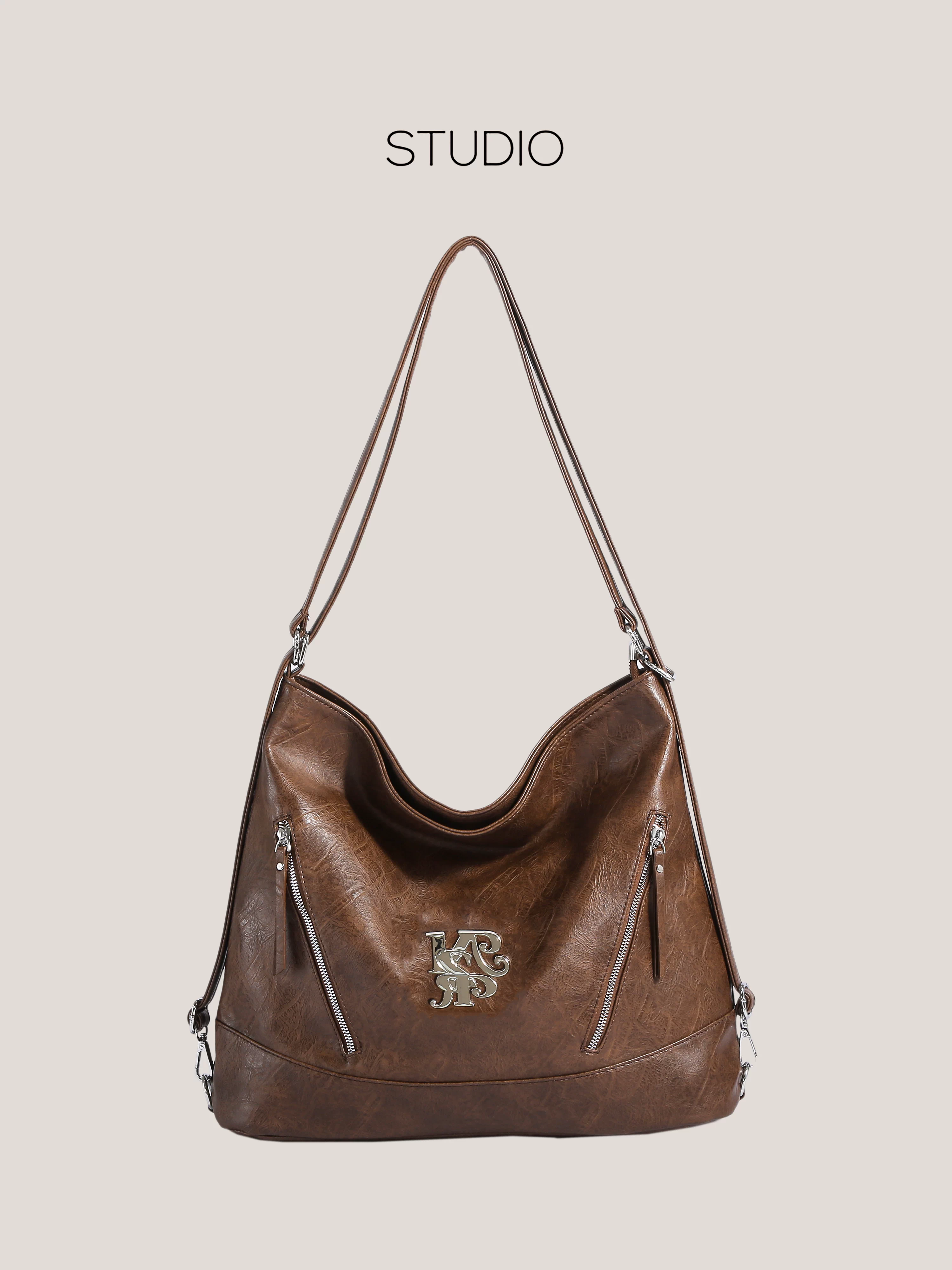 Túi xách nữ cao cấp, dung tích lớn, mẫu mới thu đông 2025, thời trang retro, đeo vai đa năng, túi tote đi làm