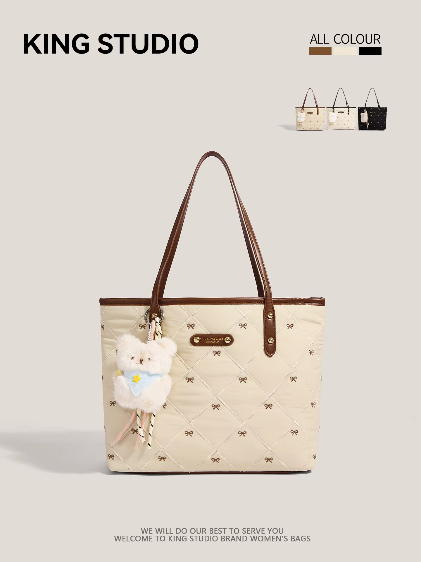 Túi tote cỡ lớn dành cho nữ, thiết kế độc đáo mùa thu đông 2025, túi đeo vai/nách thời trang, túi xách đi làm