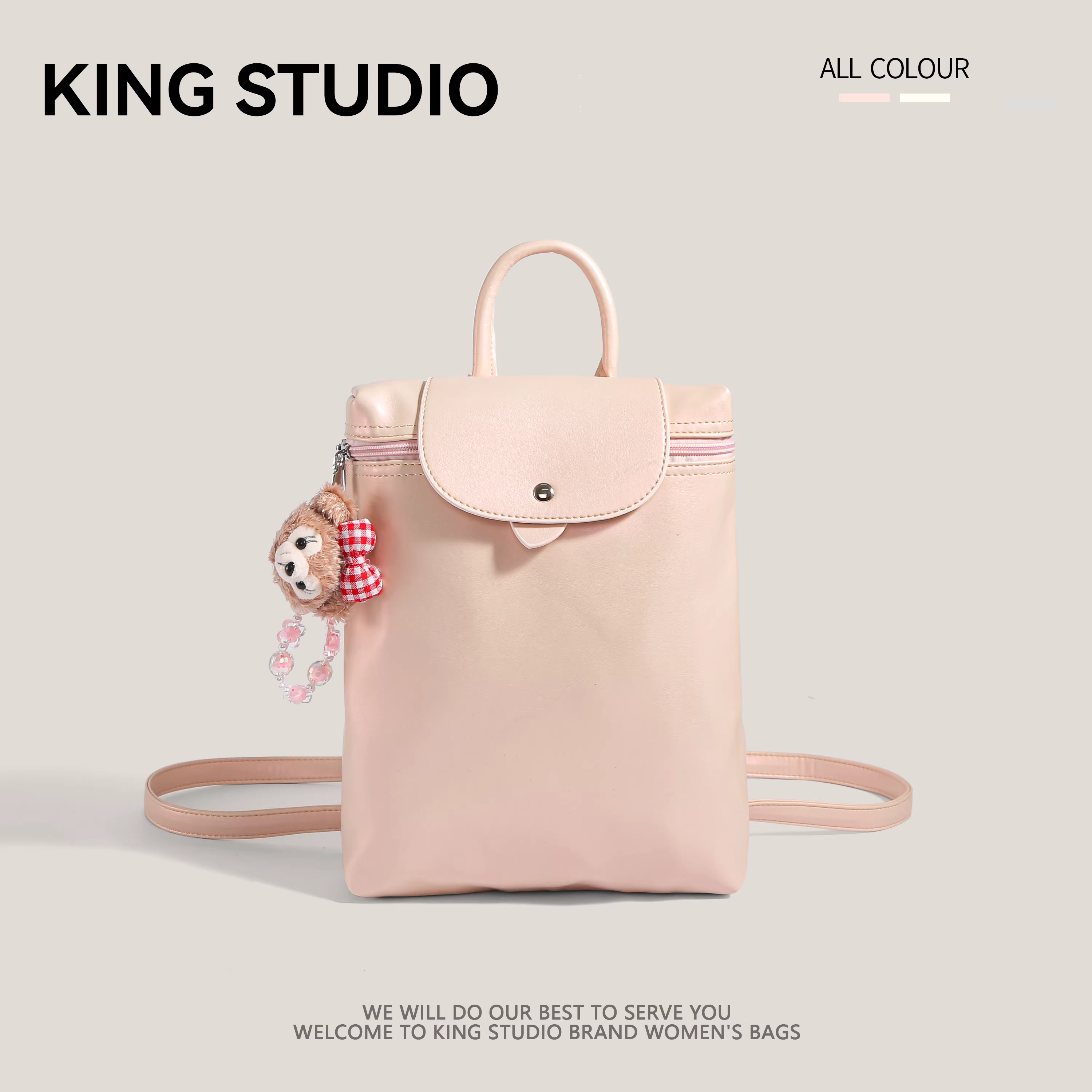 Ba lô Hàn Quốc thời trang nữ 2025, mẫu mới, đa năng, dành cho học sinh, dung tích lớn, dùng đi học, đi du lịch