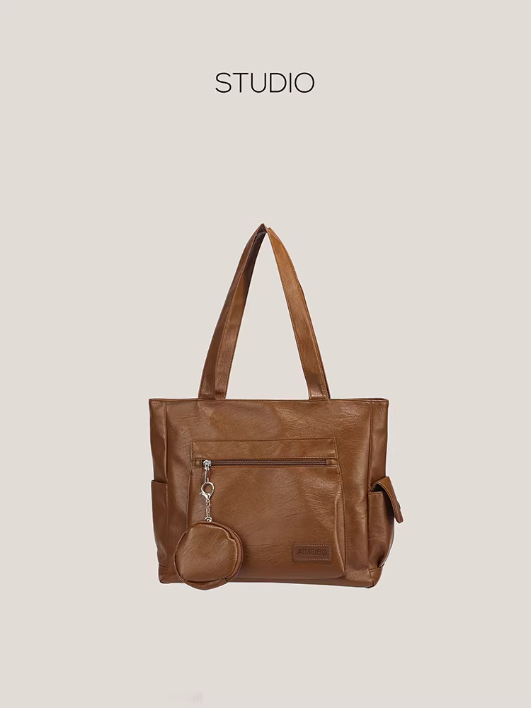 Túi xách cỡ lớn dành cho nữ 2025 mẫu mới, túi đeo vai học sinh, túi tote thời trang đi làm