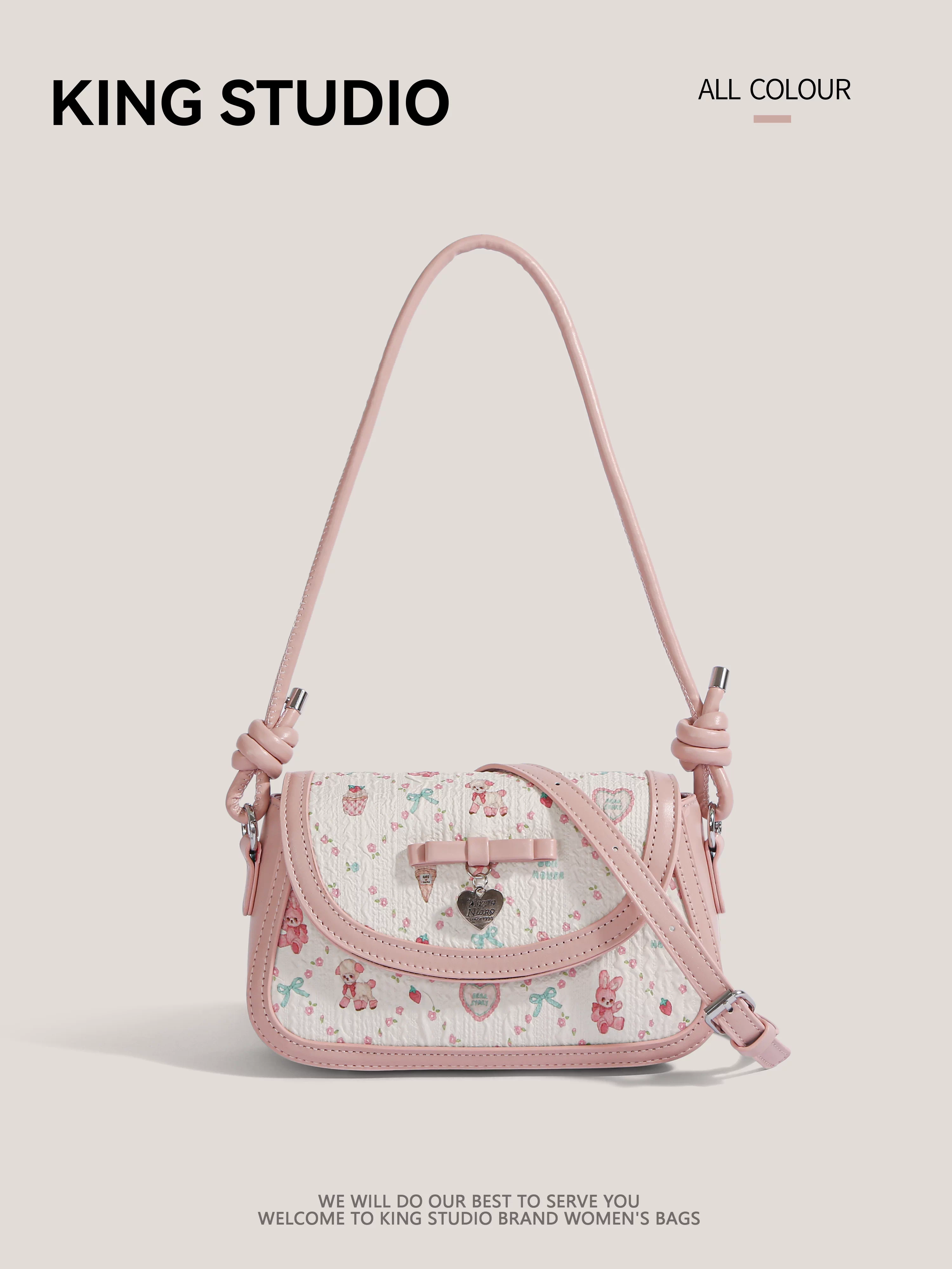 Túi xách nơ thiết kế độc đáo 2025 kiểu dáng mới, túi đeo nách cao cấp, thời trang đa năng, có thể đeo vai và đeo chéo.