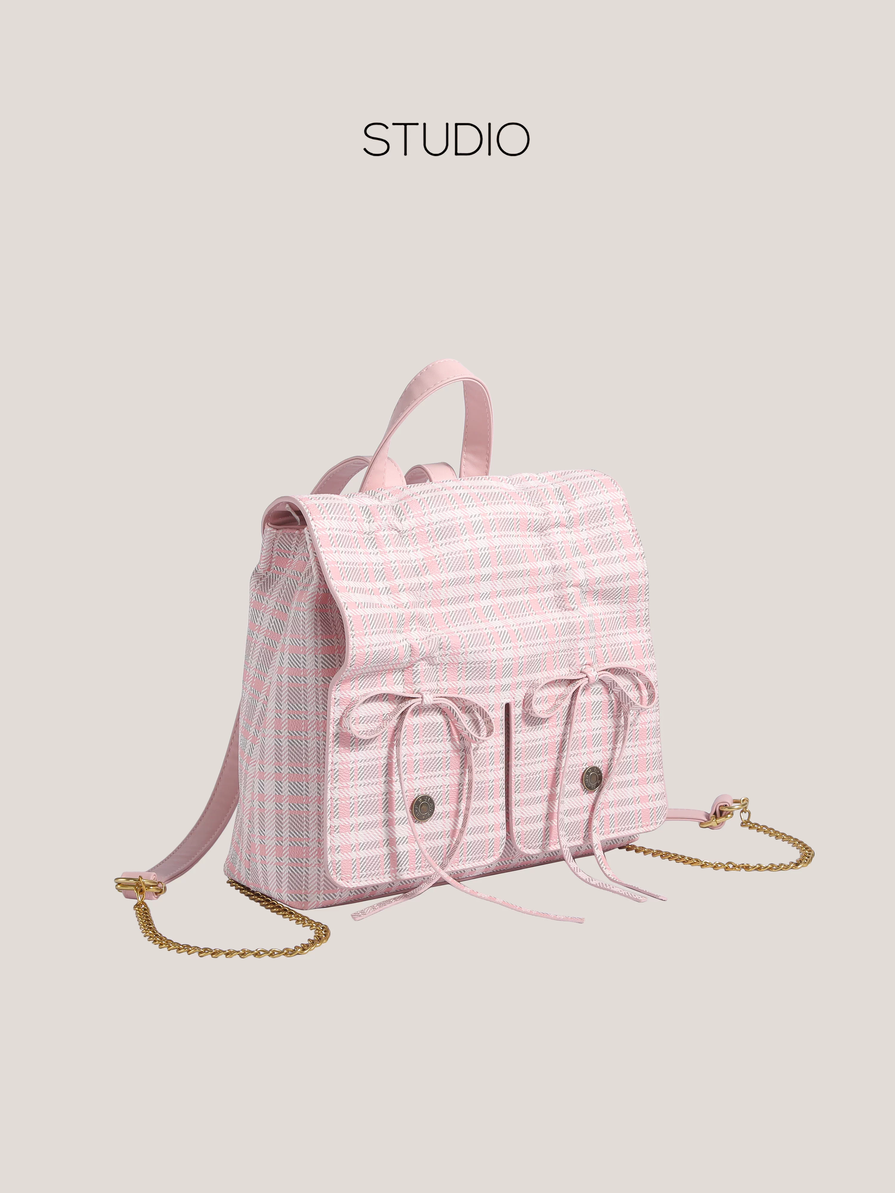 Túi đeo vai kiểu múa ba lê Fat Cat dành cho nữ, mẫu mới Xuân/Hè 2025, dung tích lớn, balo đi làm phong cách độc đáo