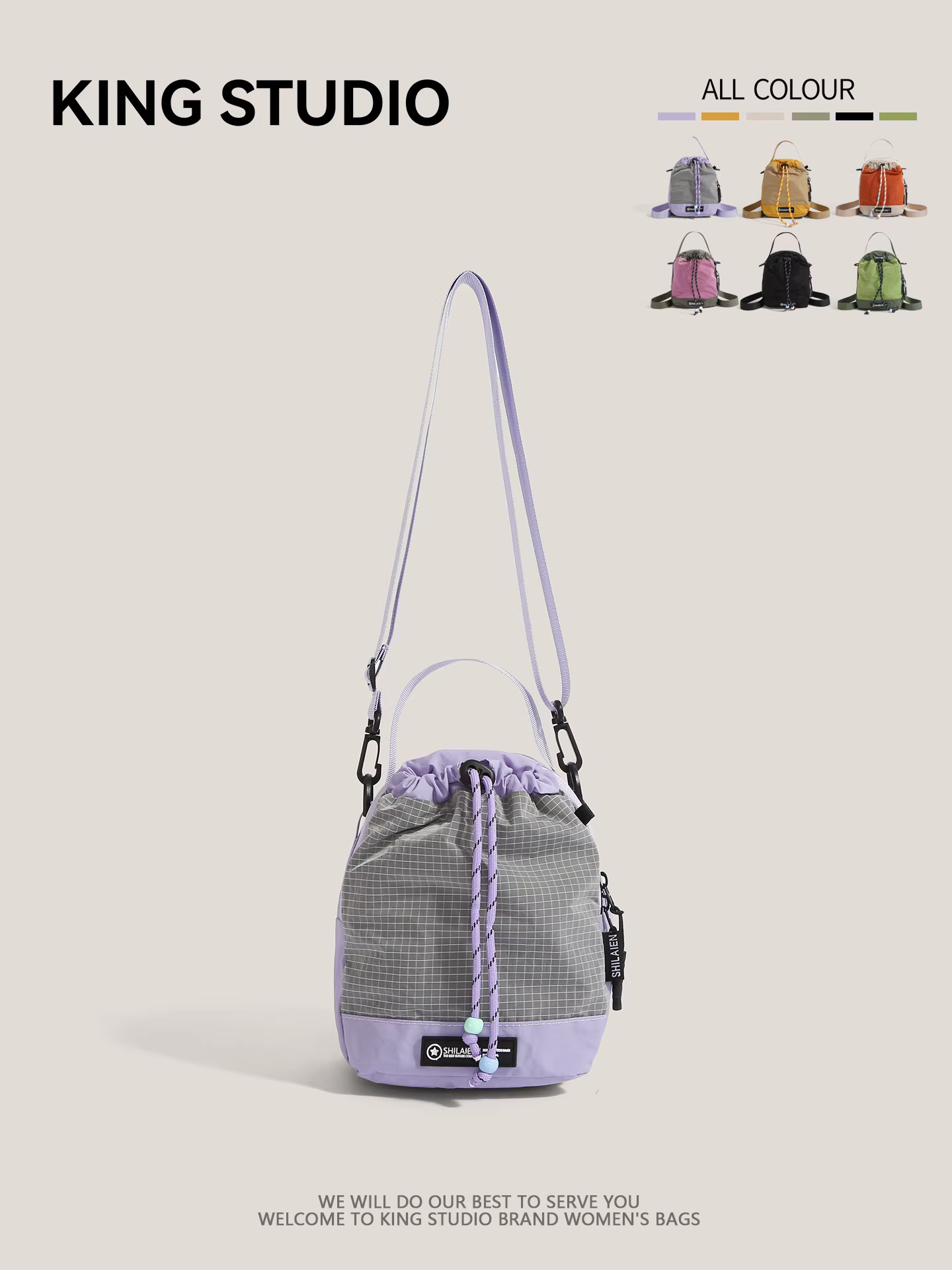 Ba lô cắm trại đa năng, túi đeo chéo nữ, túi đựng bình nước thể thao ngoài trời, túi đựng điện thoại di động nhẹ