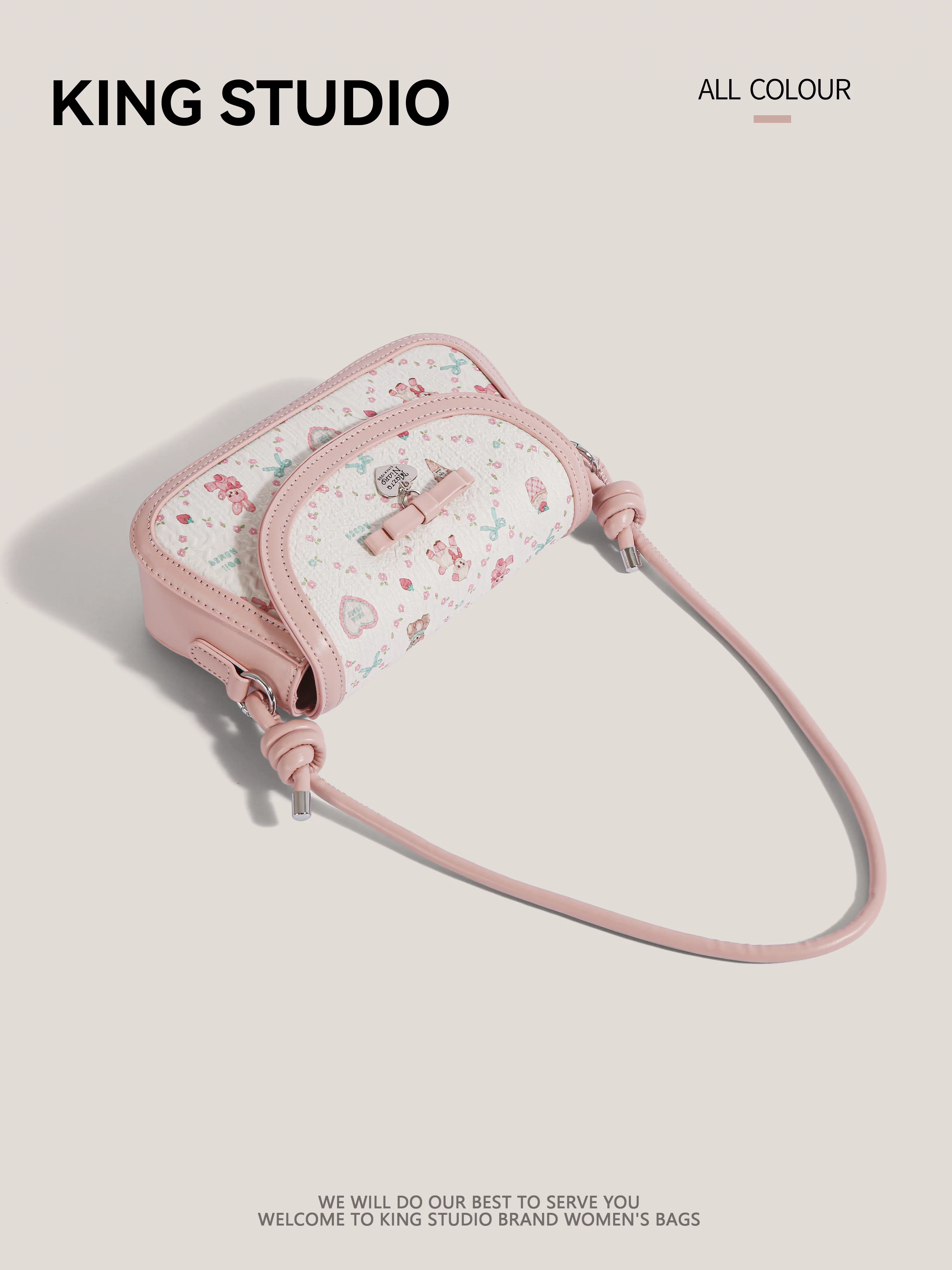 Túi xách nơ thiết kế độc đáo 2025 kiểu dáng mới, túi đeo nách cao cấp, thời trang đa năng, có thể đeo vai và đeo chéo.