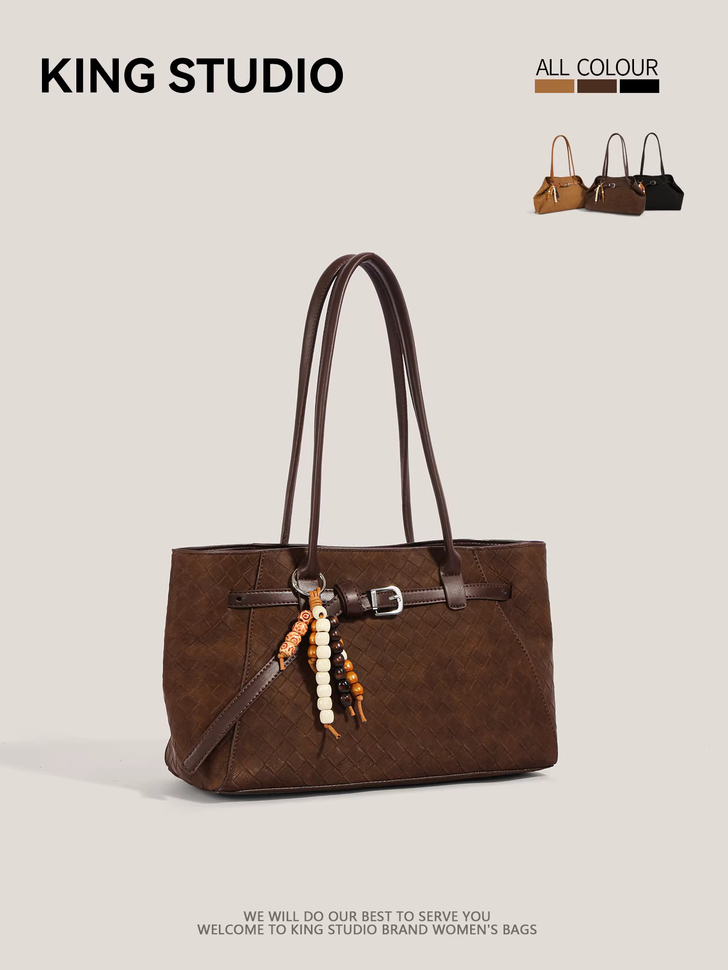 Túi xách nữ da lộn cao cấp, kiểu dáng mới thời thượng 2026, phong cách retro độc đáo, túi đeo nách, dung tích lớn, túi đeo vai