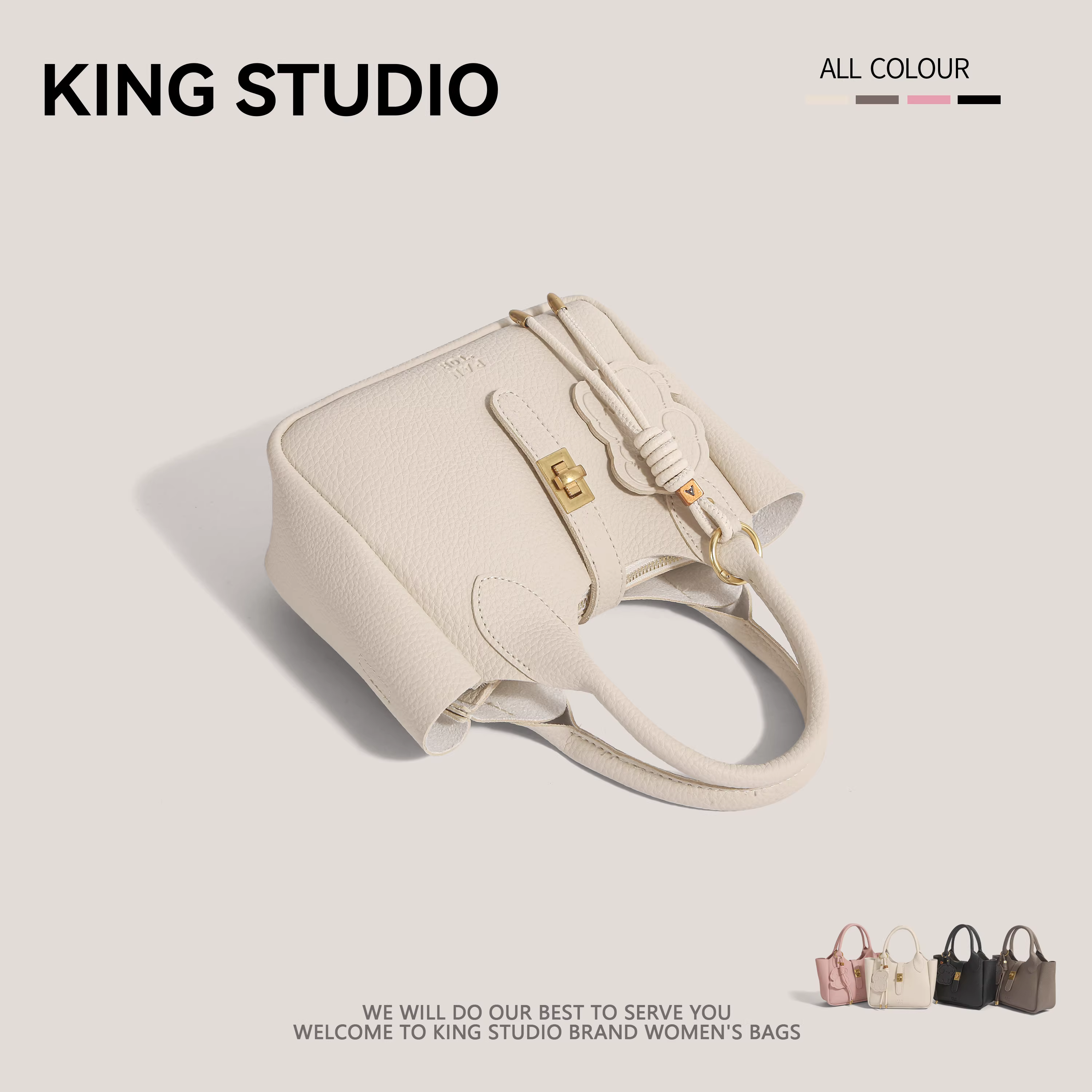 Túi xách kiểu giỏ Hàn Quốc dành cho nữ, xu hướng mới xuân hè 2025, túi đeo chéo đa năng phong cách thời trang.