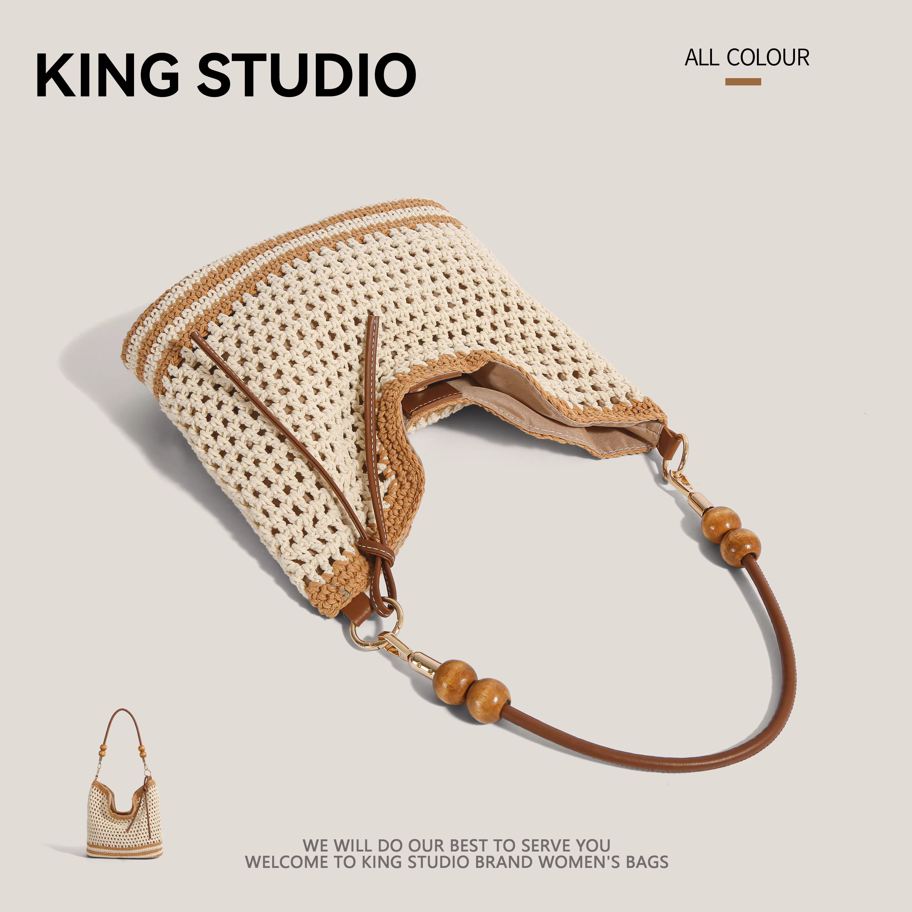 Túi cói dệt cỡ lớn dành cho nữ, mẫu mới hè 2025, túi đeo vai/chéo thời trang, túi tote cói đục lỗ