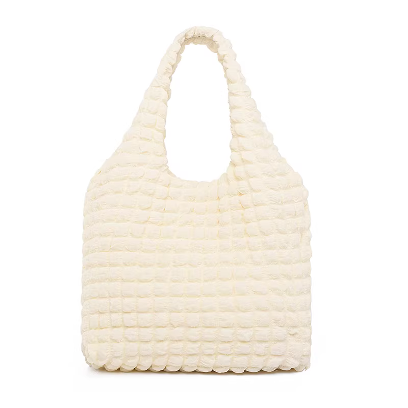 Túi xách DrinKing Puff Cloud dành cho nữ 2025 Mới Đơn giản Đa năng Dung tích lớn Túi tote đi làm