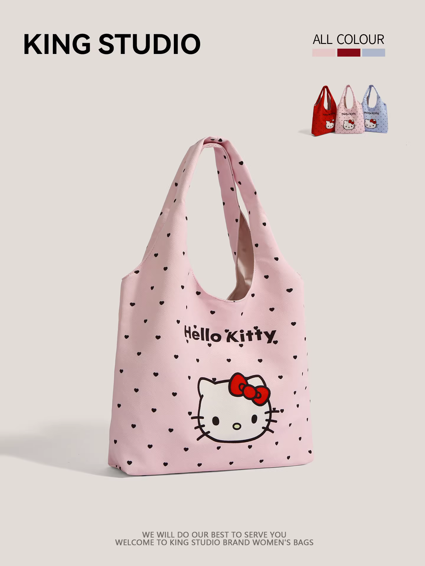 Túi vải canvas hình mèo dễ thương dành cho nữ 2025, túi đeo vai cỡ lớn, túi tote đi học đi làm, túi xách tay