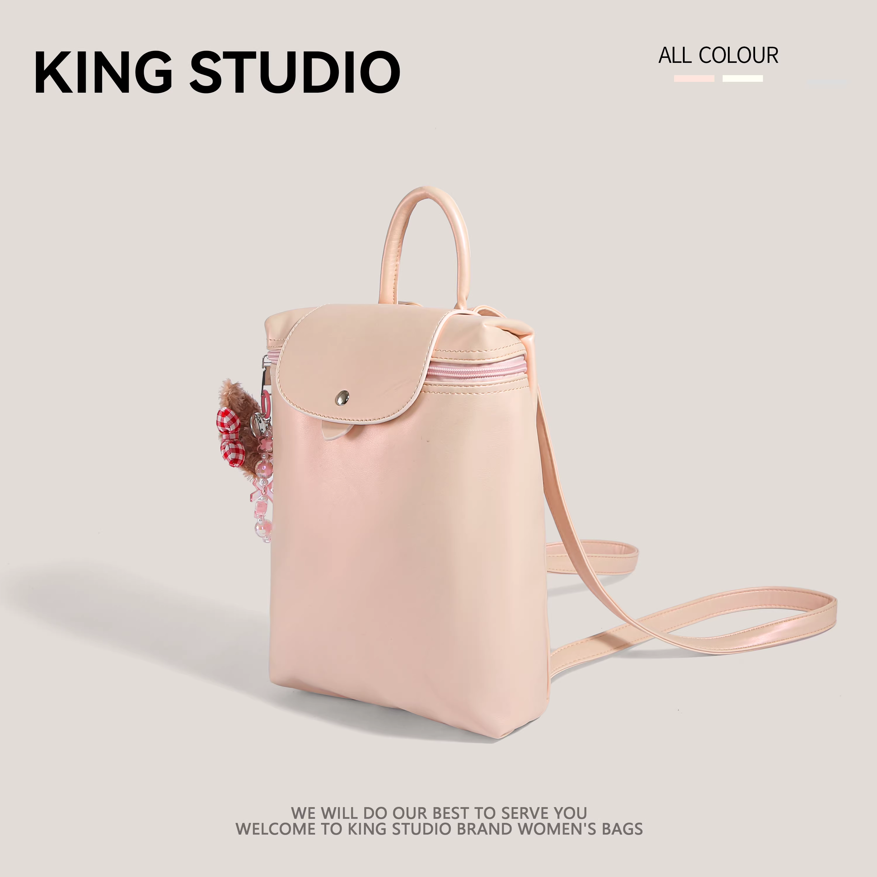 Ba lô Hàn Quốc thời trang nữ 2025, mẫu mới, đa năng, dành cho học sinh, dung tích lớn, dùng đi học, đi du lịch