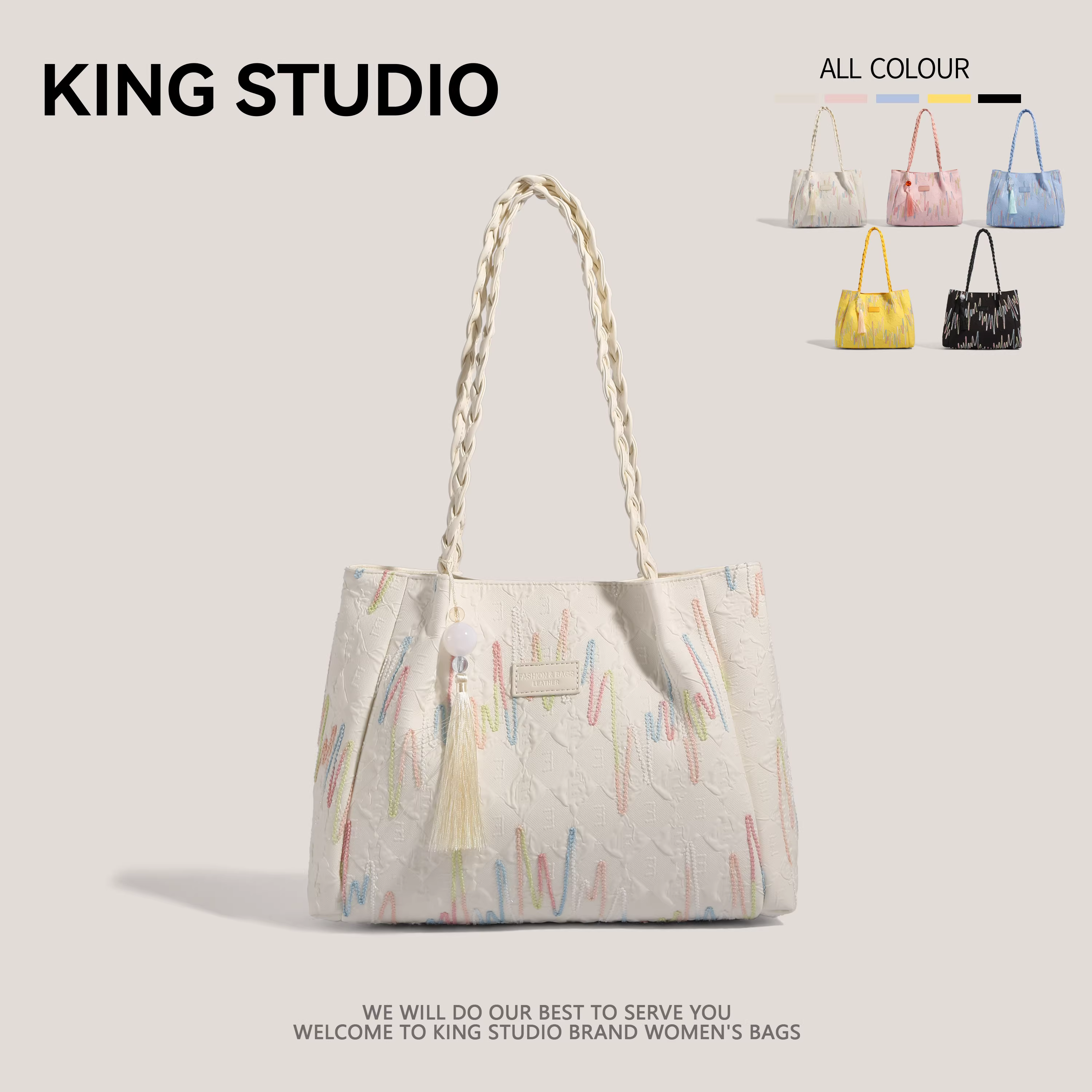 Túi vải bố đi làm dành cho nữ 2025, mẫu mới thời thượng thu đông, túi đeo vai/nách, túi tote cỡ lớn, phong cách thường ngày