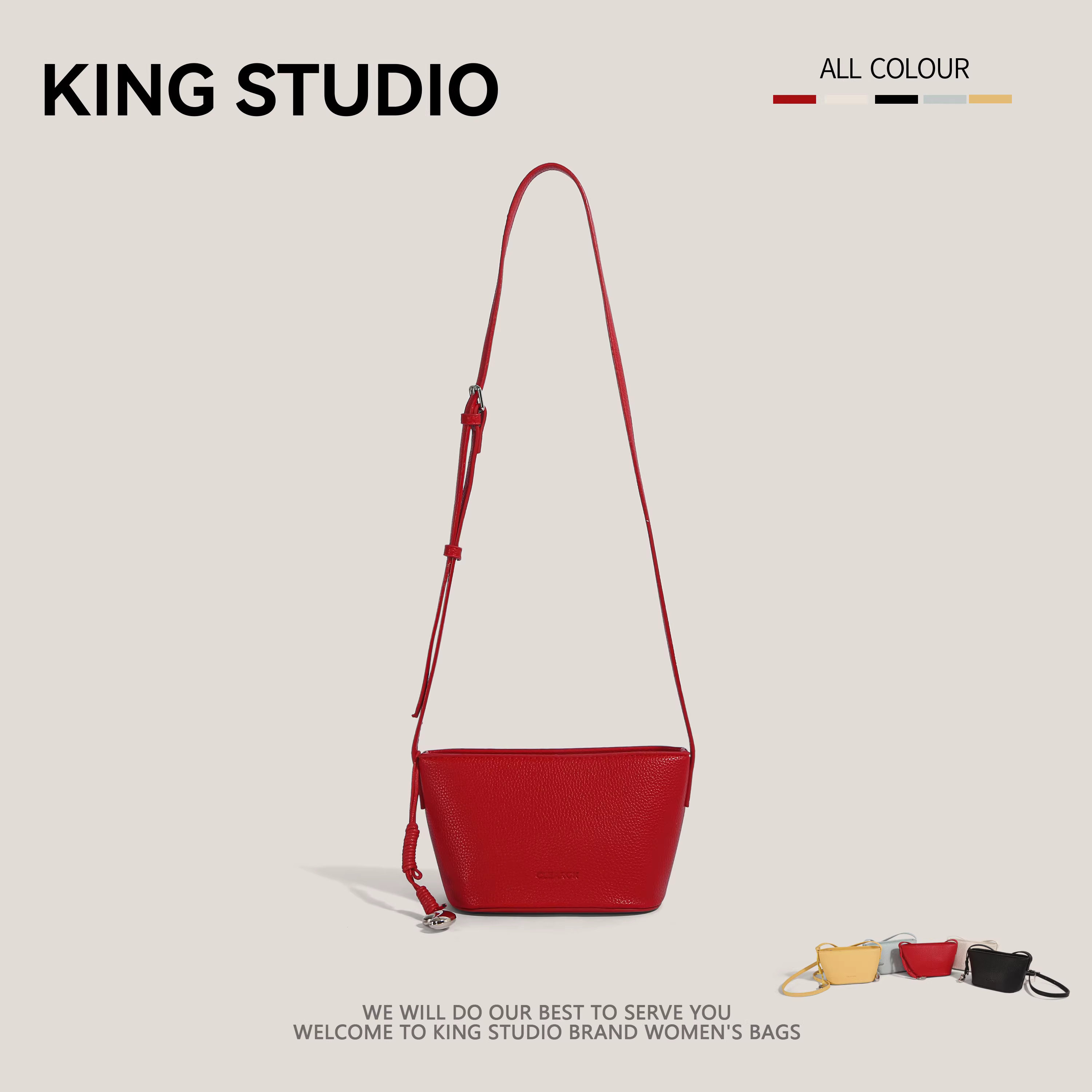 Túi xách nhỏ hình thuyền cao cấp, túi Yuanbao dành cho nữ, mẫu mới 2025 thời trang xu hướng, túi đeo vai chéo kiểu xô.