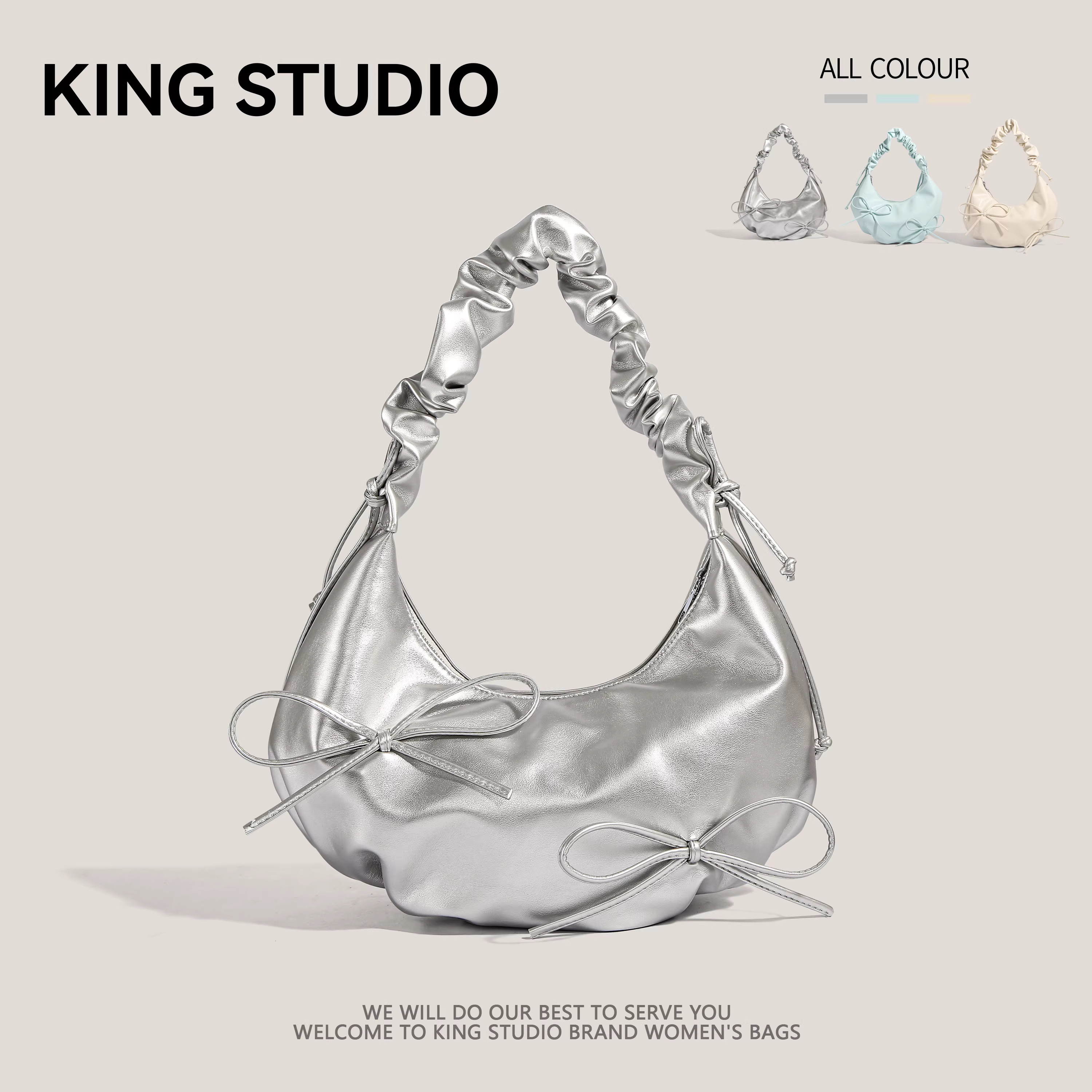 Túi đeo vai nơ xếp ly thiết kế độc đáo, túi mây dành cho nữ, mẫu mới 2025, chất liệu cao cấp, thời thượng, túi đeo nách