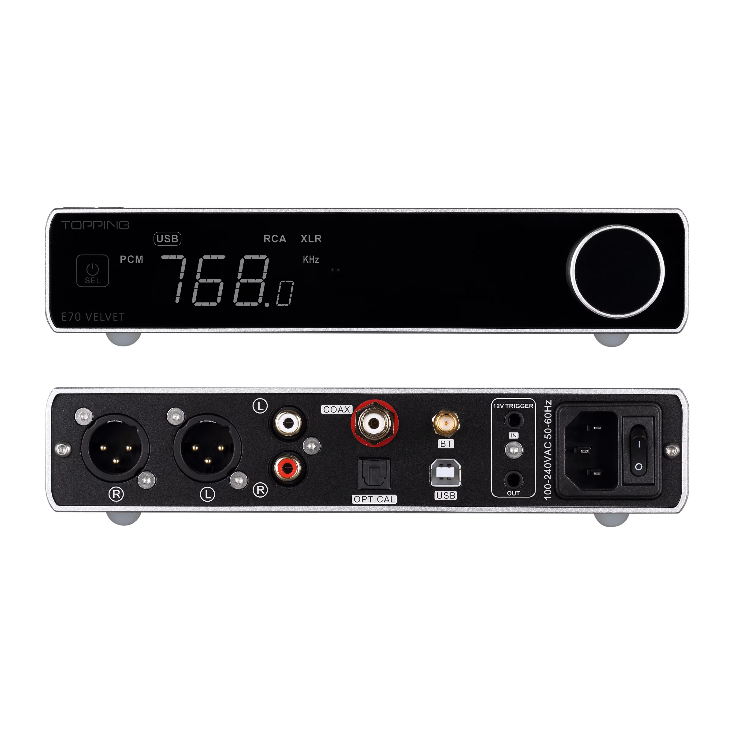 Sản phẩm mới TOPPING E70 VELVET âm thanh cao cấp giải mã DAC AK4499EX Bluetooth 5.1