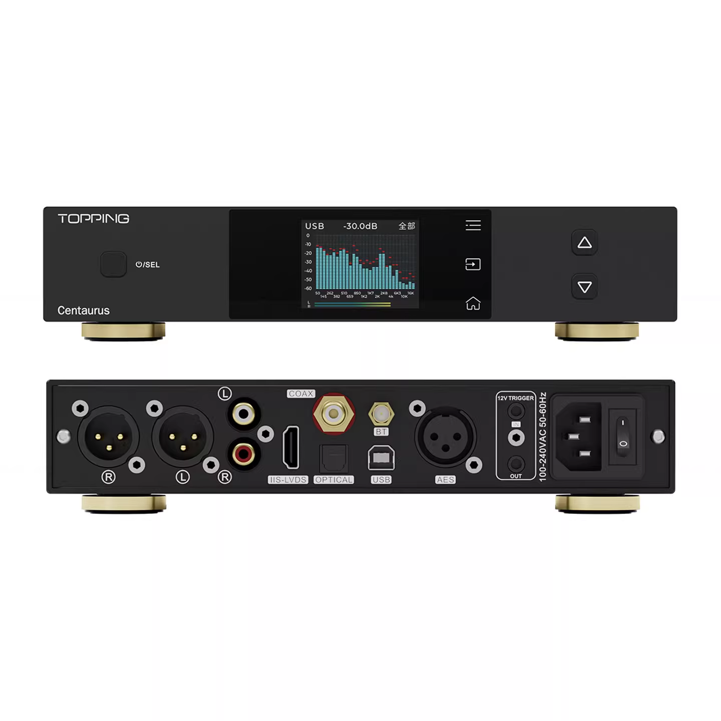 Sản phẩm mới Bộ giải mã TOPPING Centaurus R2R cân bằng hoàn toàn 8 mạng mười băng tần PEQ