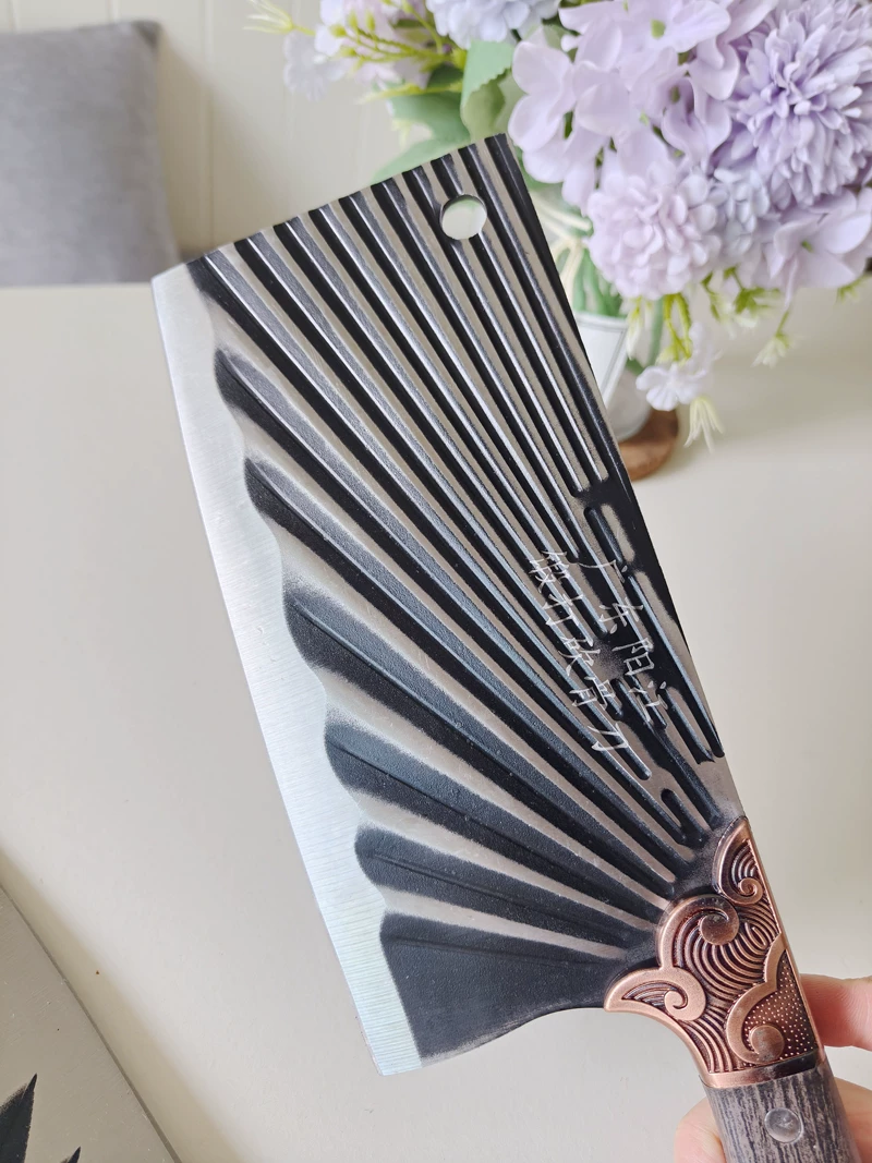 Bộ dao nhà bếp Longquan dùng trong gia đình, dụng cụ nhà bếp được rèn, dao cắt siêu sắc, bộ dao inox gia dụng.