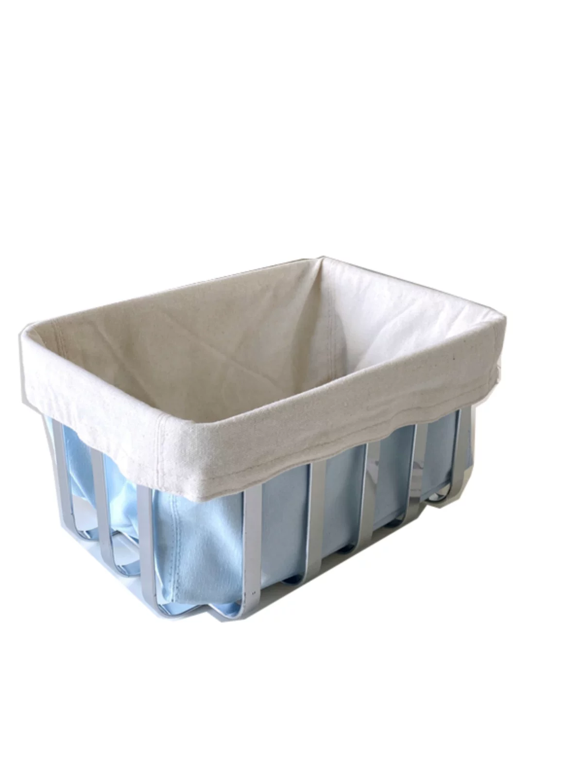 Giỏ đựng bánh mì bằng vải thép không gỉ từ Anh, giỏ đựng thực phẩm, hộp đựng đồ để bàn