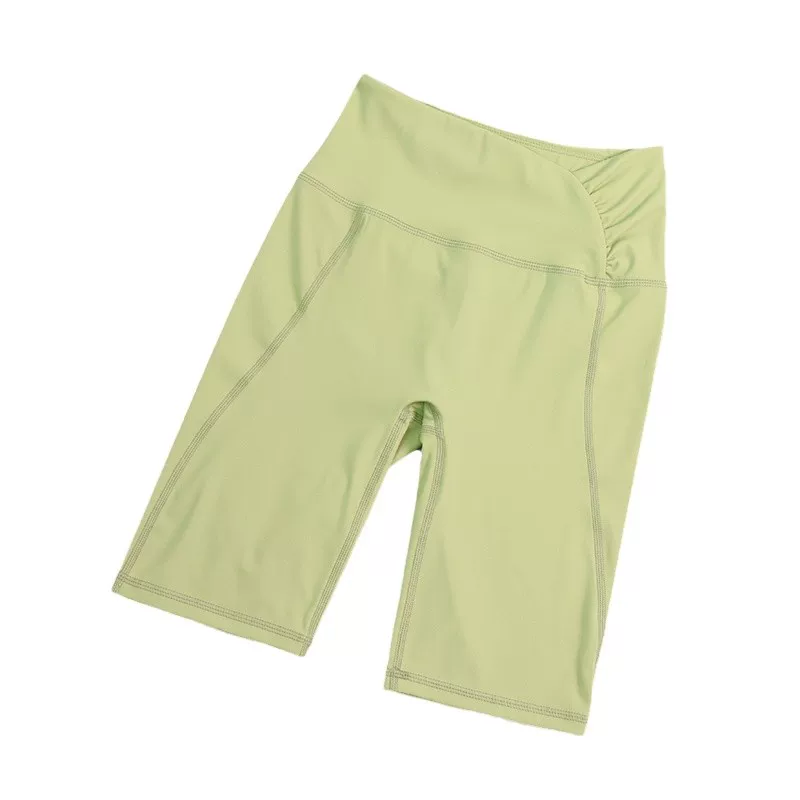 Quần short bó sát nhanh khô dành cho nữ, quần tập yoga cạp cao nâng mông co giãn, quần legging giảm béo, quần đạp xe ngoài trời.
