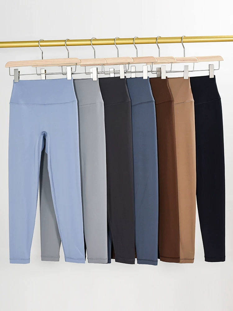 Quần tập yoga liền mạch cạp cao dành cho nữ, quần legging chạy bộ ôm sát, nâng mông, nhanh khô, quần yoga cảm giác như không mặc gì.