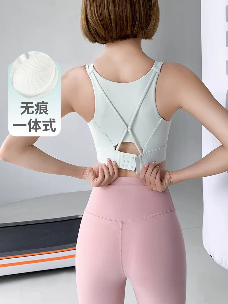 Áo ngực thể thao cường độ cao dành cho nữ, áo ngực thể thao chạy bộ chống sốc, cỡ lớn, ngực to, áo tập yoga Pilates, mùa hè.