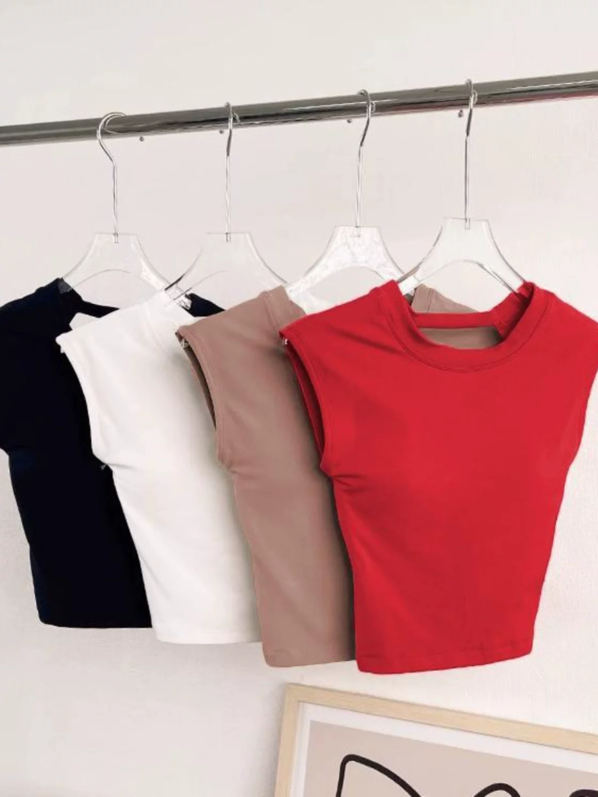 Áo vest tập yoga ngắn, gợi cảm, hở lưng, có mút ngực cố định, áo khoác ngoài, áo thun thể thao chạy bộ, áo tập gym không tay, tôn dáng.