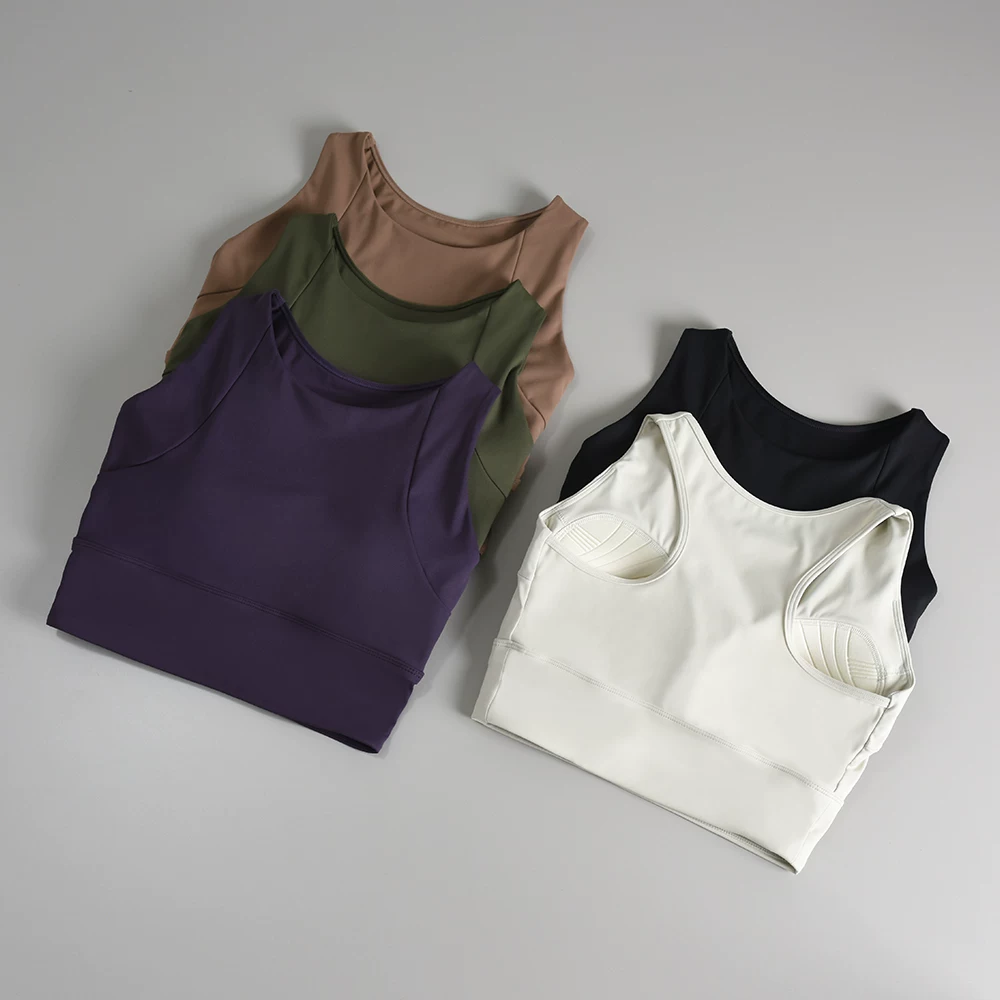 Áo ngực thể thao dành cho nữ, áo tập thể dục chống sốc cường độ cao, áo ngực tập yoga chống chảy xệ, trang phục chạy bộ, trang phục mùa hè