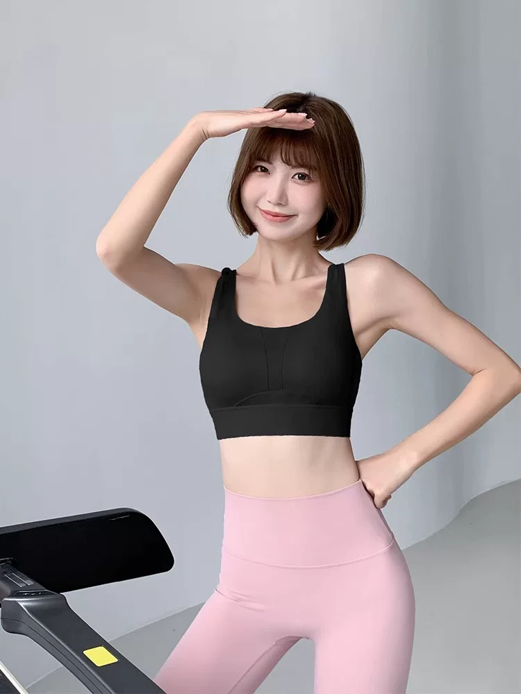 Áo ngực thể thao cường độ cao dành cho nữ, áo ngực thể thao chạy bộ chống sốc, cỡ lớn, ngực to, áo tập yoga Pilates, mùa hè.