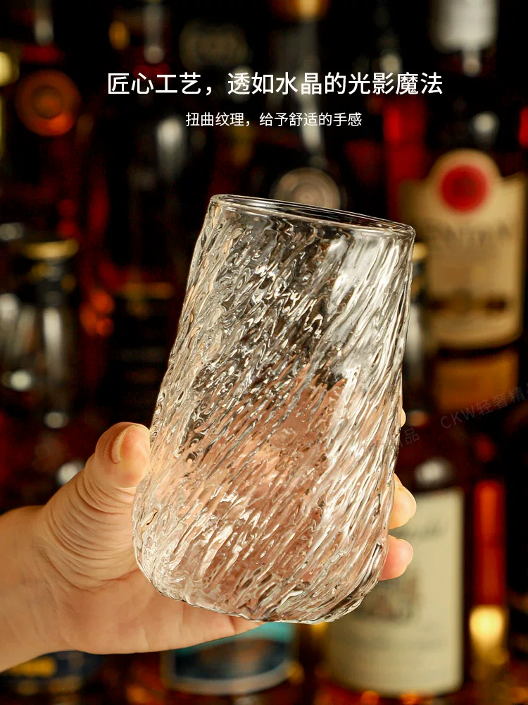 Ly cà phê CKW, cao cấp, tinh tế, kiểu Mỹ cổ điển, ly thủy tinh Dirty, trà chiều, ly espresso latte