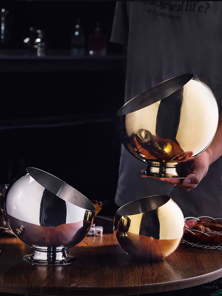 Gạt tàn bằng thép không gỉ thanh KTV đa chức năng gạt tàn phòng khách chống gió chống bụi gạt tàn để bàn lưu trữ thùng rác