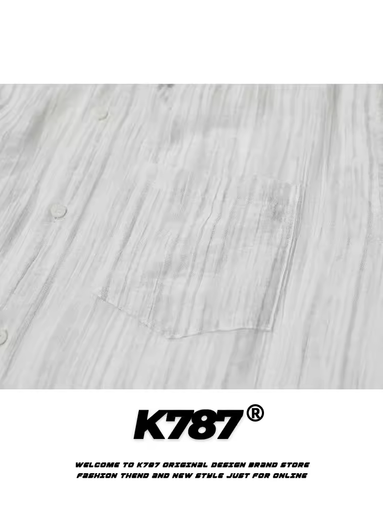 Áo sơ mi dài tay kiểu Mỹ cổ điển, sọc, hơi mỏng, kiểu dáng cũ kỹ, dành cho nam và nữ, dáng rộng, thoải mái, có khả năng chống nắng.