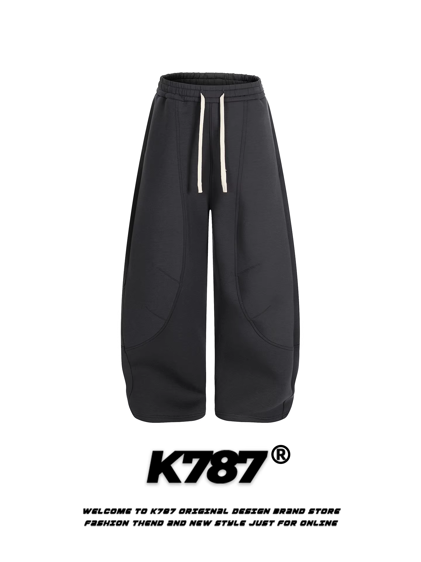 Quần jogger thể thao unisex dáng rộng phong cách Mỹ cổ điển, thiết kế ghép mảnh, dây rút, chất liệu mềm mại, thích hợp cho khiêu vũ đường phố.