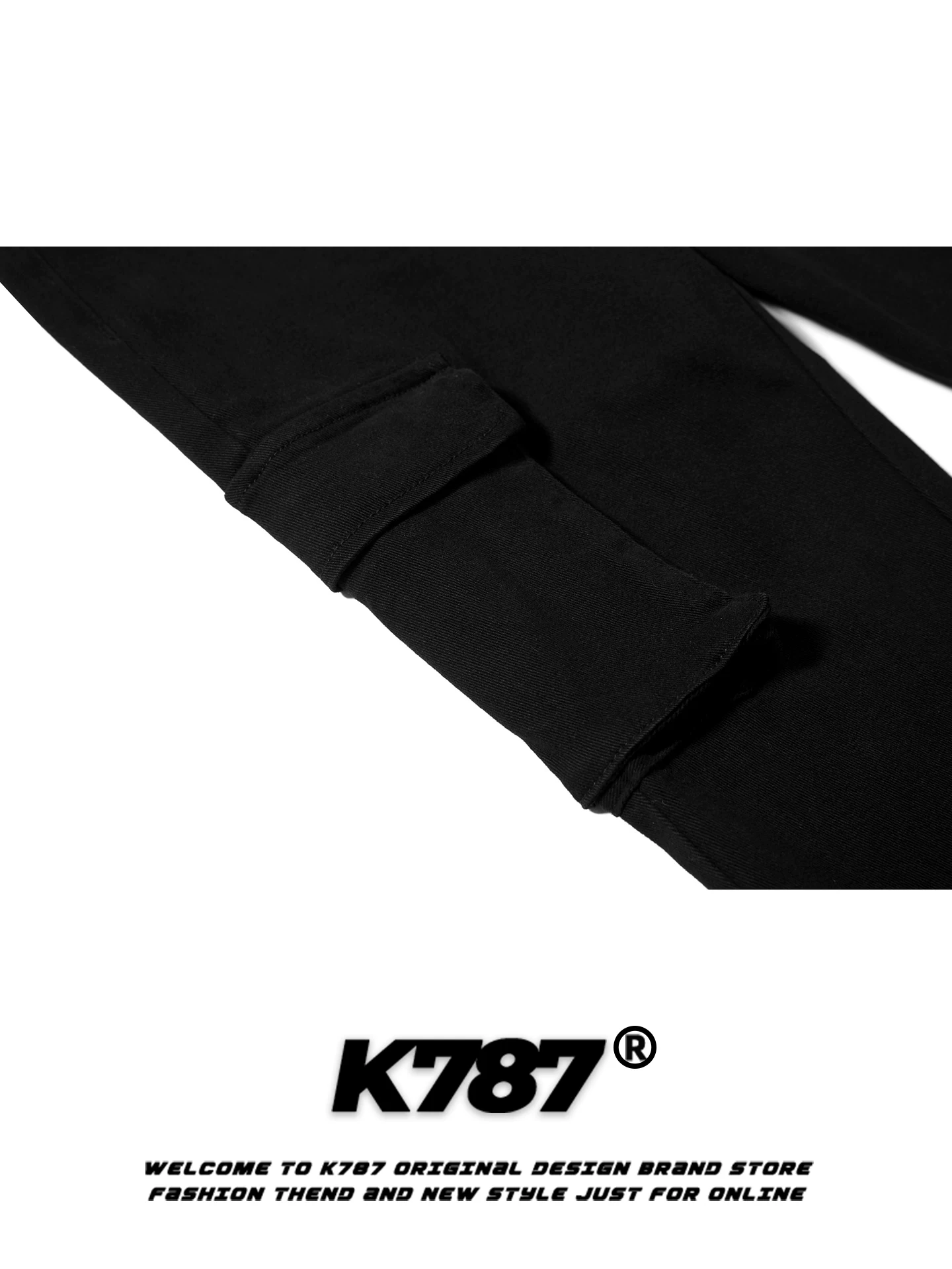Quần jeans ống loe kiểu Mỹ cổ điển 1K787, trang trí đinh tán, dành cho nam và nữ, nhiều túi, cạp cao, thương hiệu thời trang đường phố, quần ống rộng