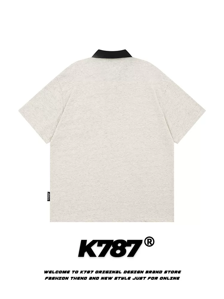 K787 Áo sơ mi ngắn tay phong cách đại học Mỹ theo chủ đề đường phố Apple vui nhộn dành cho chó unisex áo cardigan cổ điển nửa tay mùa hè