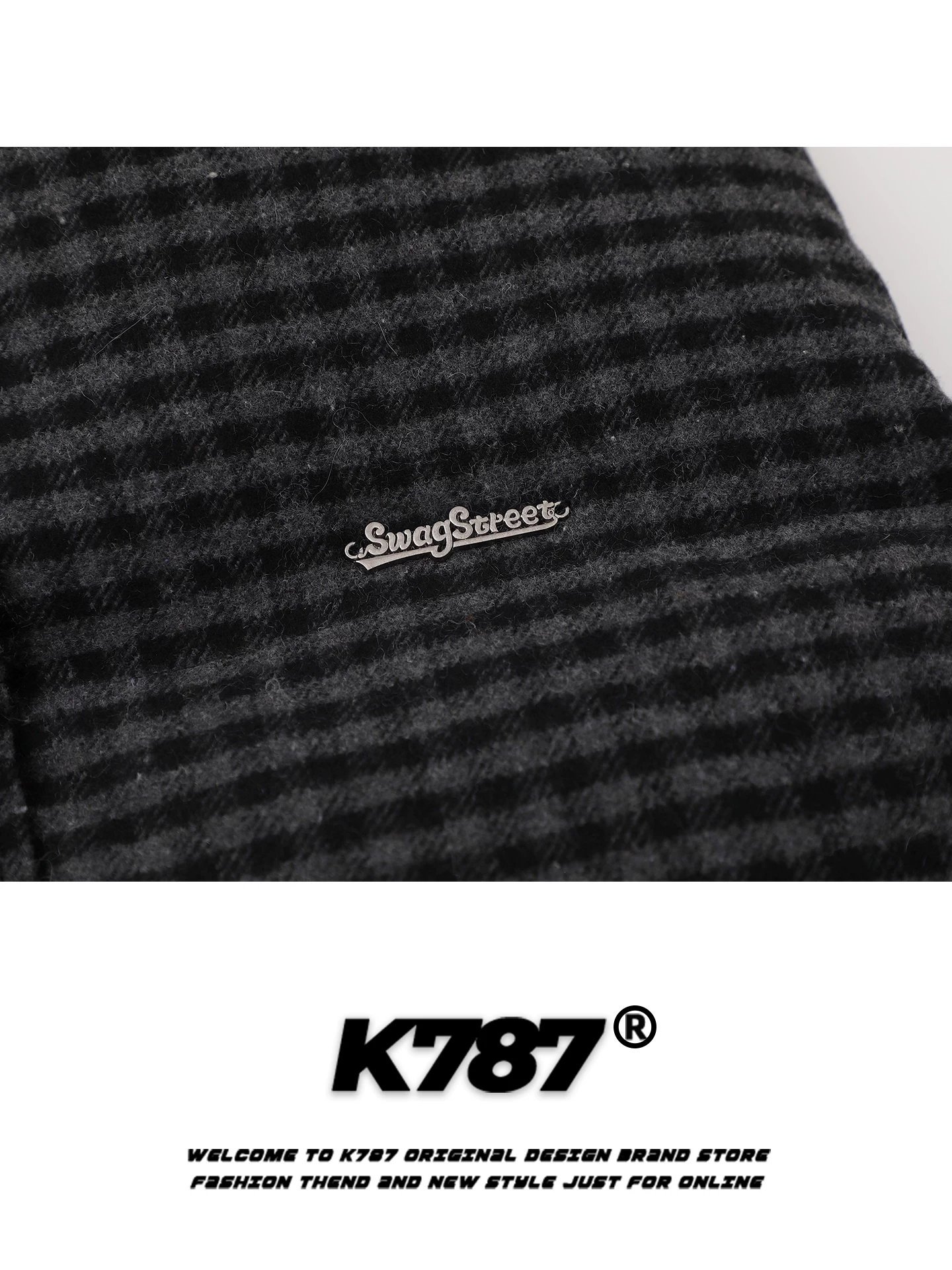 Áo khoác cotton dày cổ đứng kiểu Mỹ cổ điển K787 dành cho nam và nữ, áo khoác vest giữ ấm mùa đông cho cặp đôi.