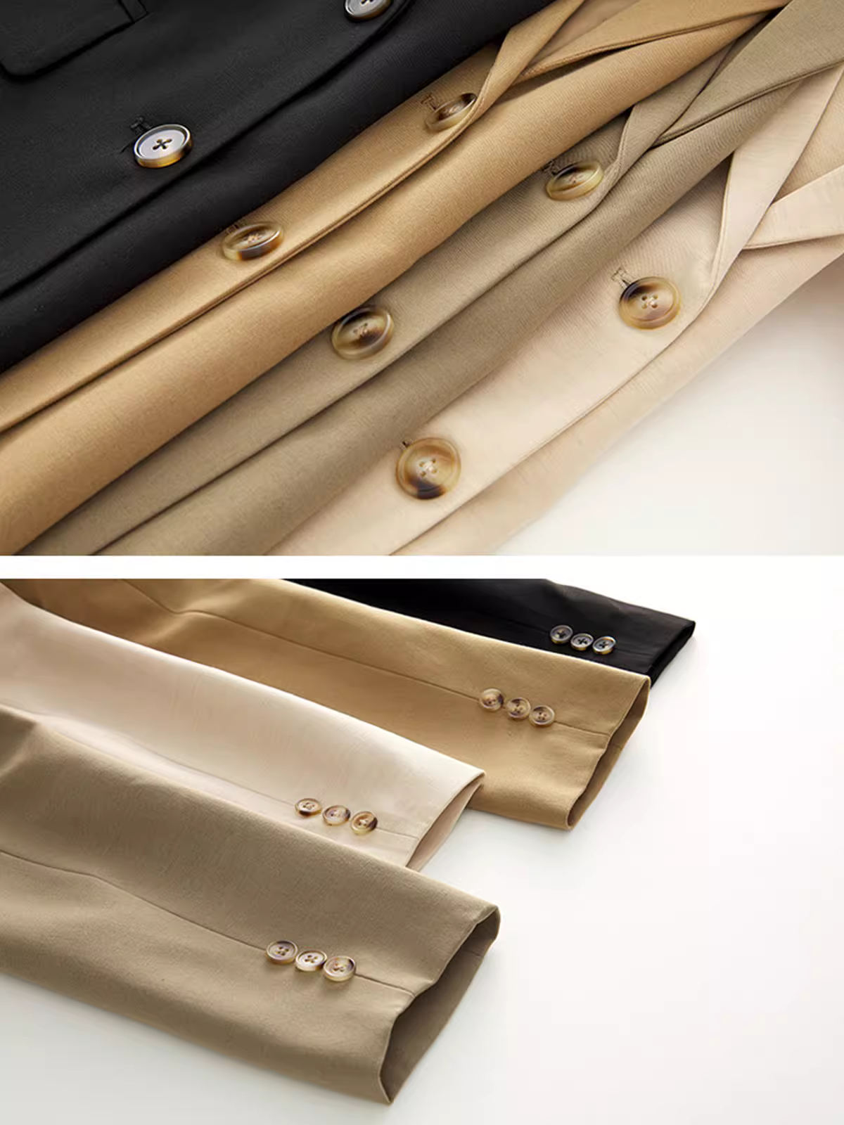 Sản phẩm mạnh mẽ và bền bỉ! Hàng thanh lý nhà máy, chất liệu len pha, dáng rộng, blazer tôn dáng cho nữ.