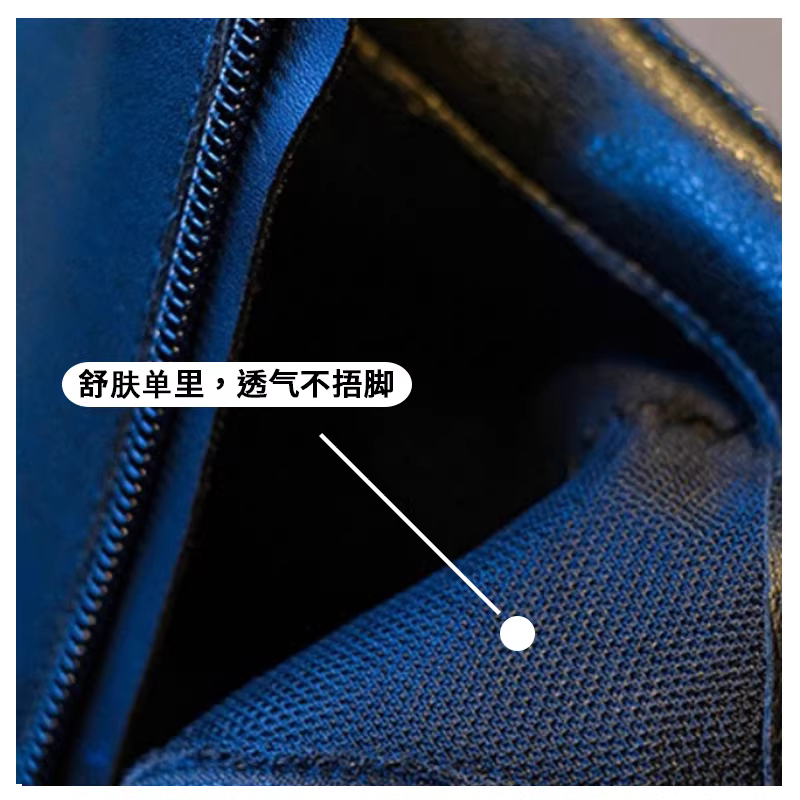 Giày bốt Martin đen cho bé gái, kiểu mới xuân thu 2025, giày bốt da kiểu quần ống rộng, giày bốt nhung ngắn mùa đông cho trẻ em