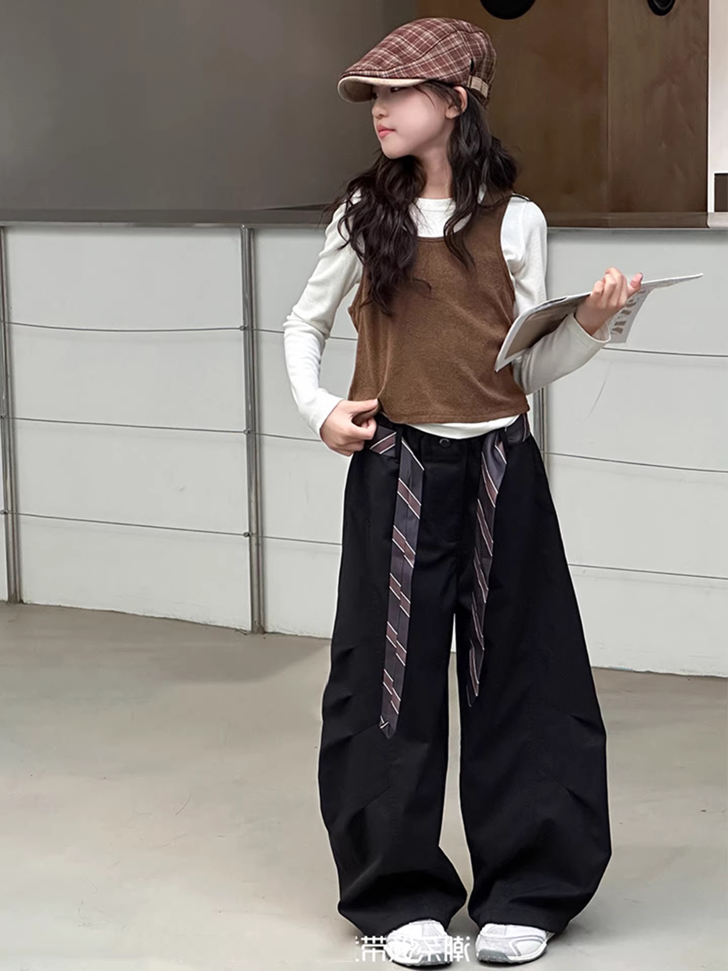 Quần kiểu Mỹ cổ điển cao cấp dành cho bé trai và bé gái, quần âu có thiết kế độc đáo, quần ống rộng đa năng và mềm mại.