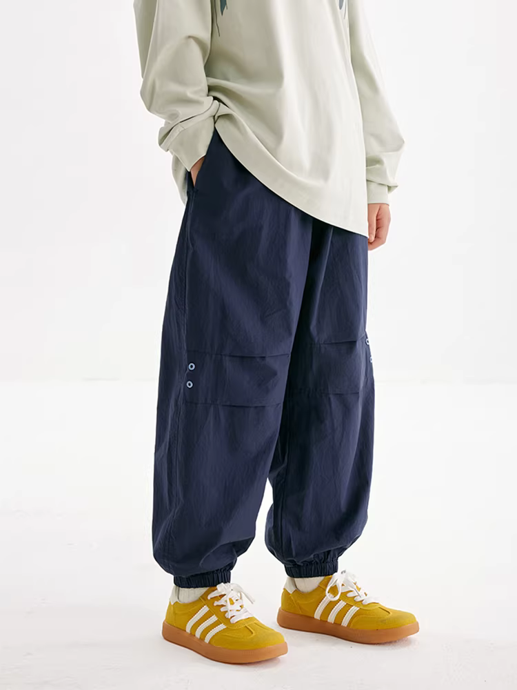 Quần áo trẻ em cho bé trai và bé gái, trẻ lớn, kiểu mới thu đông 2025, quần jogger trẻ em, quần cargo thể thao, quần dài dáng nhỏ nhắn