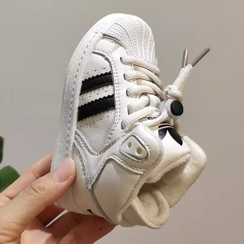 Giày thể thao trẻ em xuân thu 2025 kiểu mới giày da thật bé gái giày thể thao mũi vỏ đa năng bé trai giày trẻ em mùa xuân