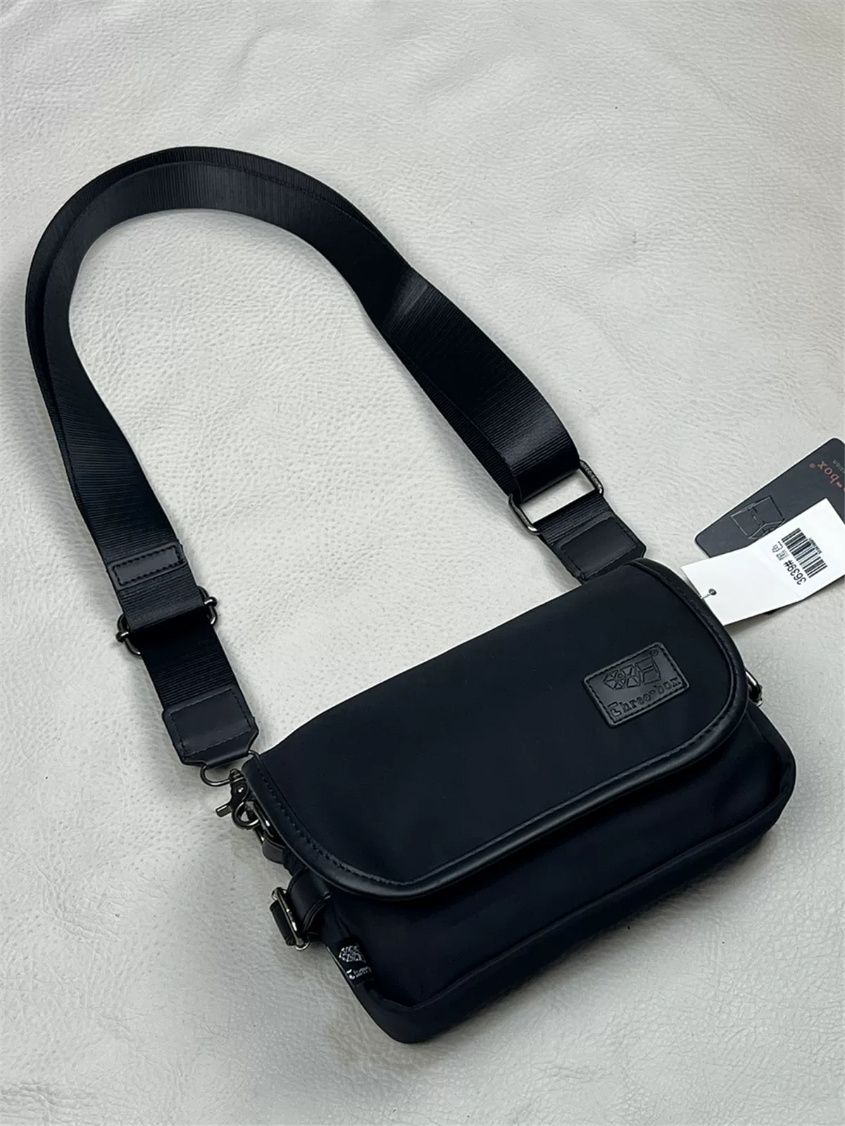 Túi xách nam phong cách Trung Hoa Threebox Túi đeo chéo nylon Nhật Bản túi nhỏ có nắp gập chống thấm nước túi đeo vai thể thao dành cho nữ