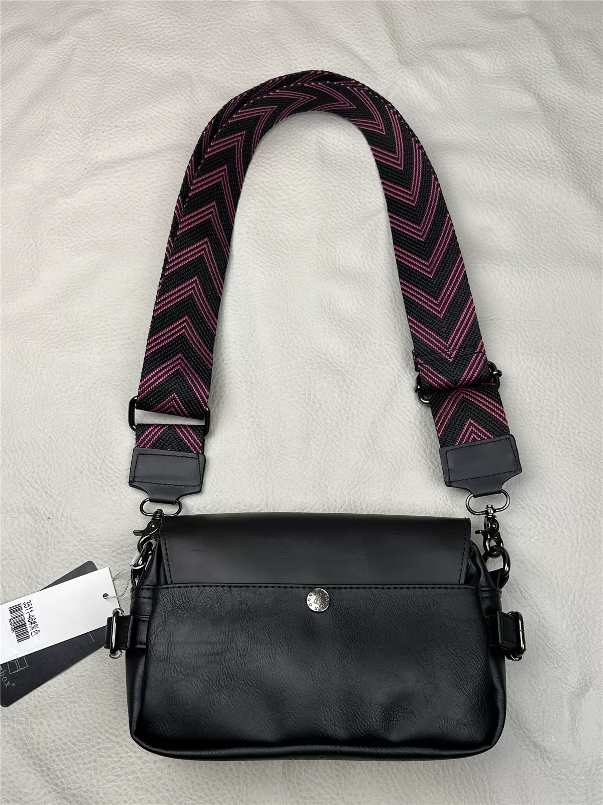 Túi đeo chéo thời trang nam 2025, phong cách Nhật Bản giản dị, unisex, dây đeo rộng, balo nhỏ đeo chéo kiểu retro