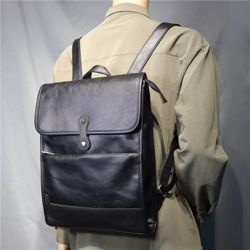 Ba hộp ba lô nam phong cách Nhật Bản và Hàn Quốc thời thượng, phong cách giản dị dành cho sinh viên, ba lô đi học, ba lô đựng máy tính dành cho nam.